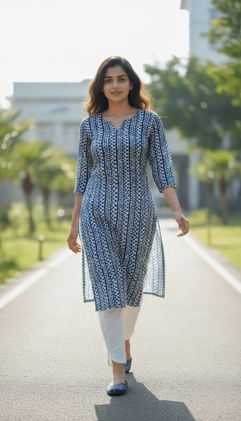 Premium Embroidered Kurti