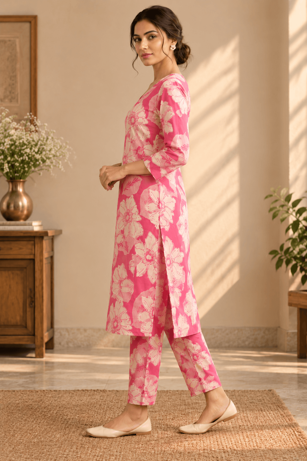 Pink Petal Chic Co-ord Set back